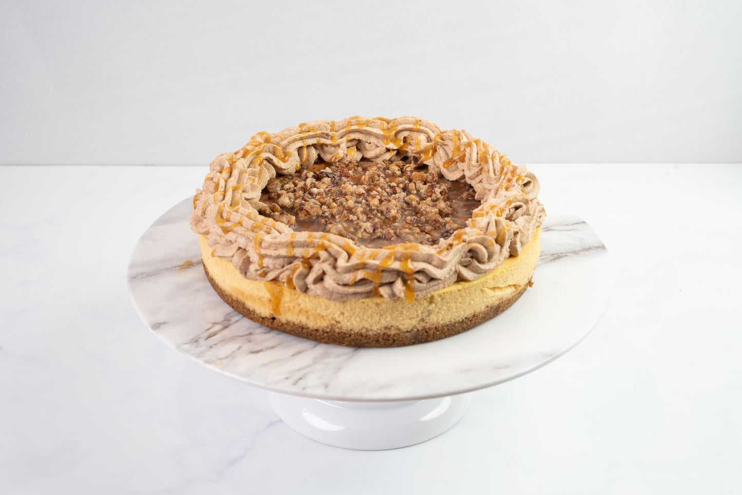 NEW! Pumpkin Praline Cheesecake
